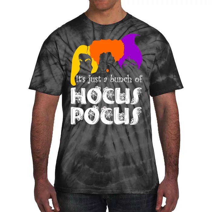 It's Just A Bunch of Hocus Pocus Halloween Tie-Dye T-Shirt