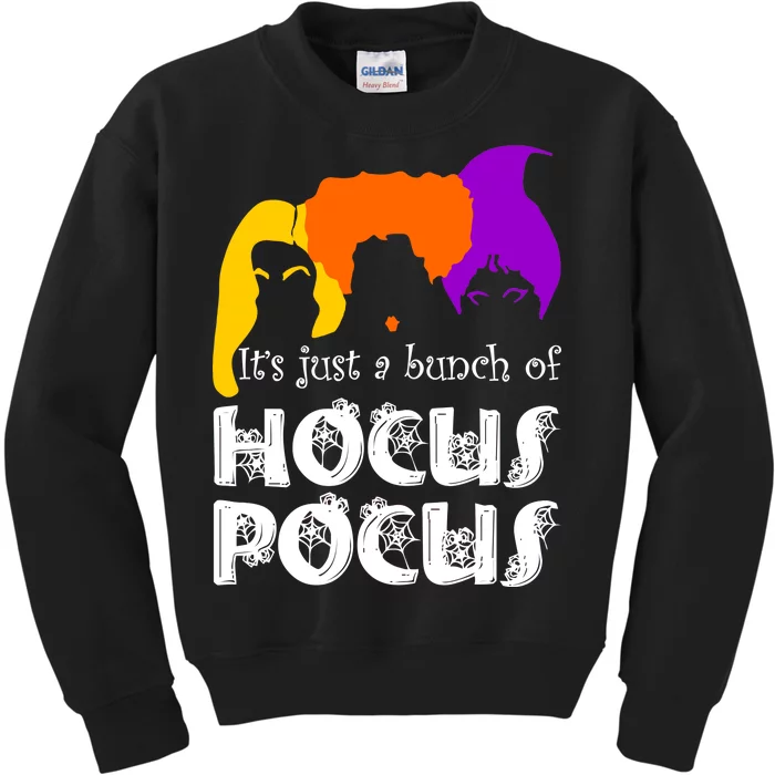 It's Just A Bunch of Hocus Pocus Halloween Kids Sweatshirt