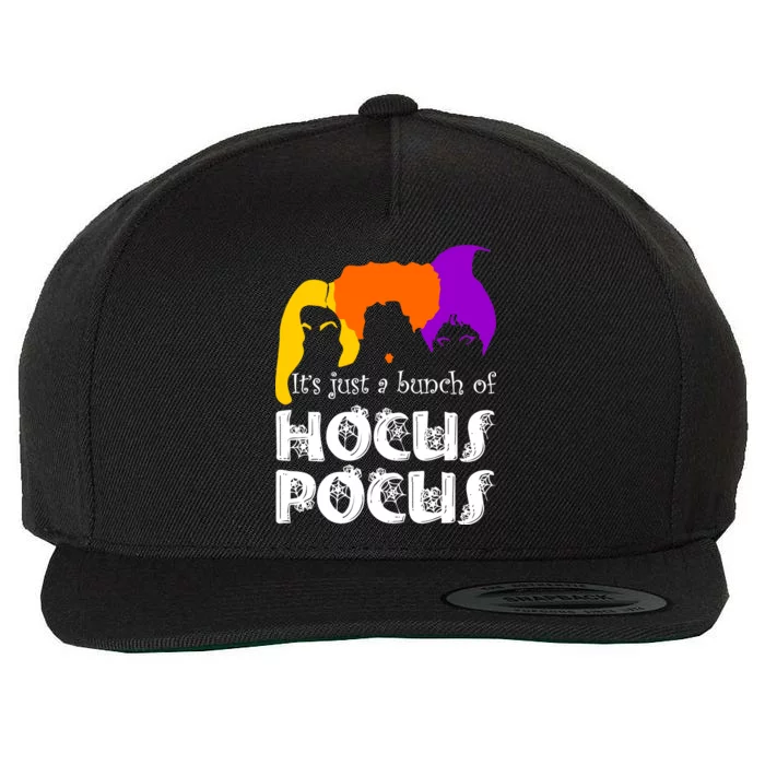 It's Just A Bunch of Hocus Pocus Halloween Wool Snapback Cap