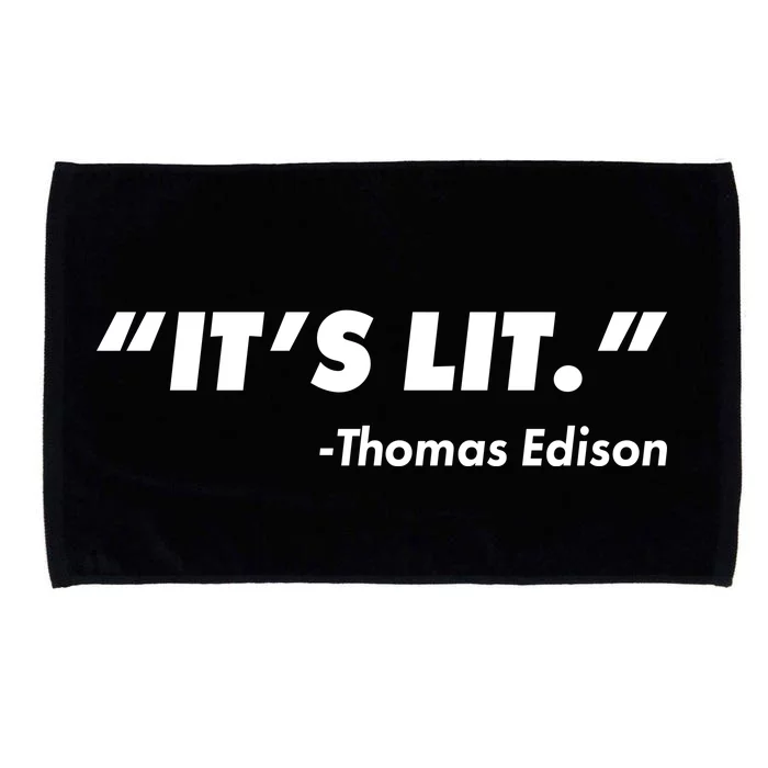 It's Lit Thomas Edison Microfiber Hand Towel