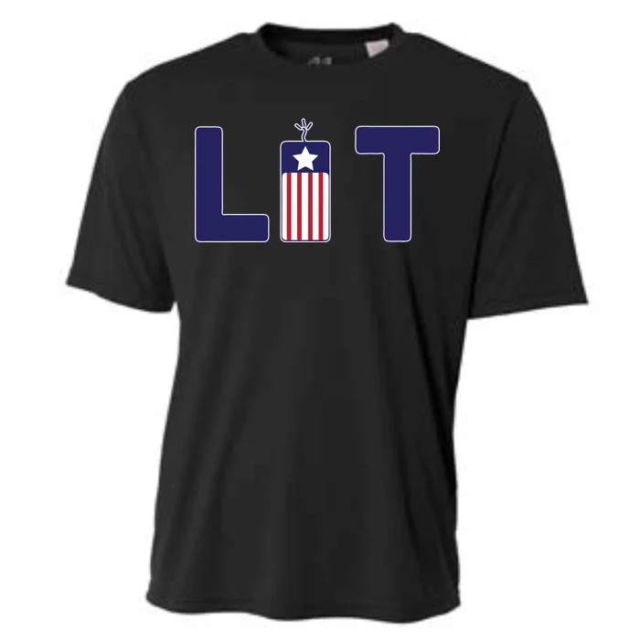 It's Lit USA 4th of July Cooling Performance Crew T-Shirt