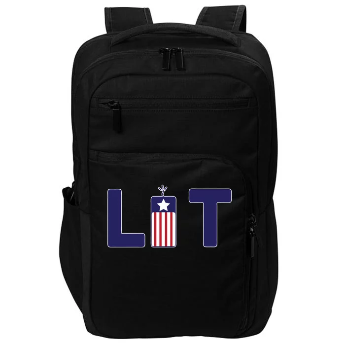 It's Lit USA 4th of July Impact Tech Backpack