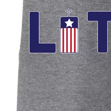 It's Lit USA 4th of July Doggie 3-End Fleece Hoodie