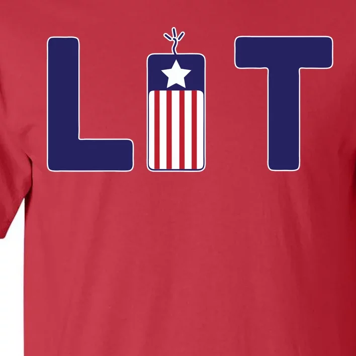 It's Lit USA 4th of July Tall T-Shirt