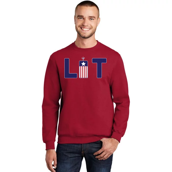 It's Lit USA 4th of July Tall Sweatshirt