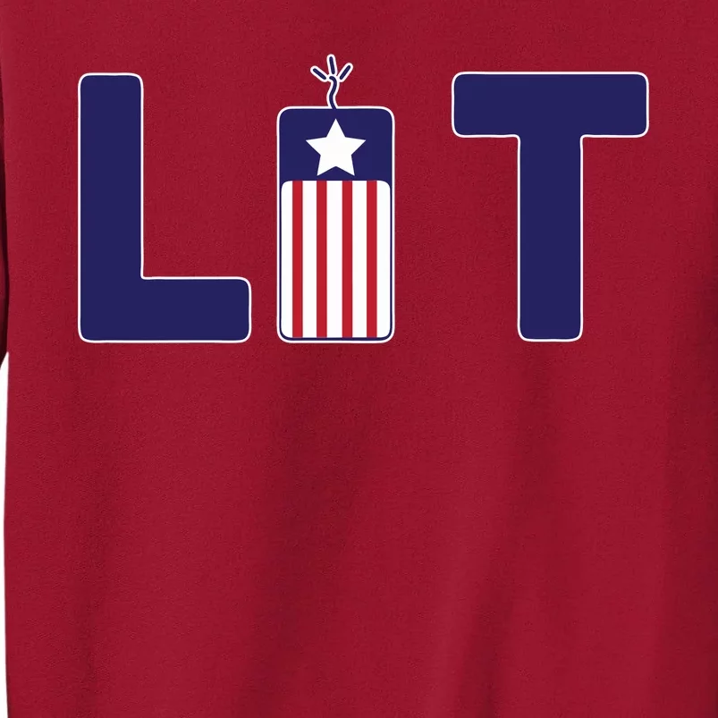 It's Lit USA 4th of July Tall Sweatshirt