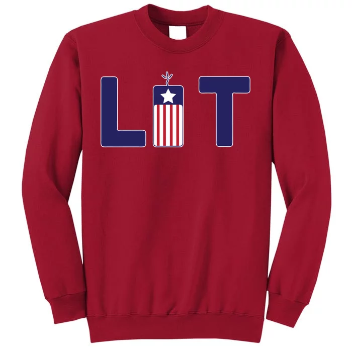 It's Lit USA 4th of July Tall Sweatshirt