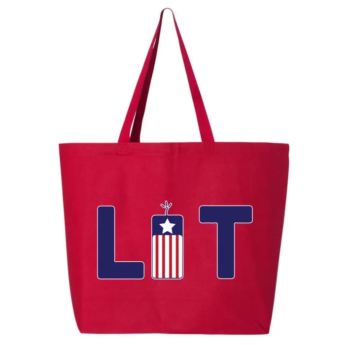 It's Lit USA 4th of July 25L Jumbo Tote