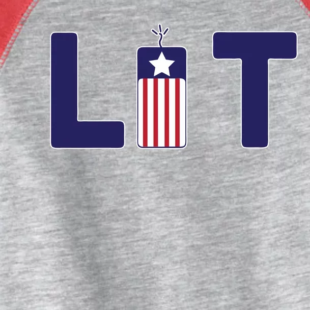 It's Lit USA 4th of July Toddler Fine Jersey T-Shirt