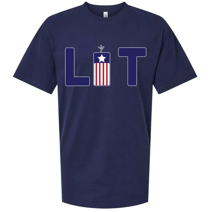 It's Lit USA 4th of July Sueded Cloud Jersey T-Shirt