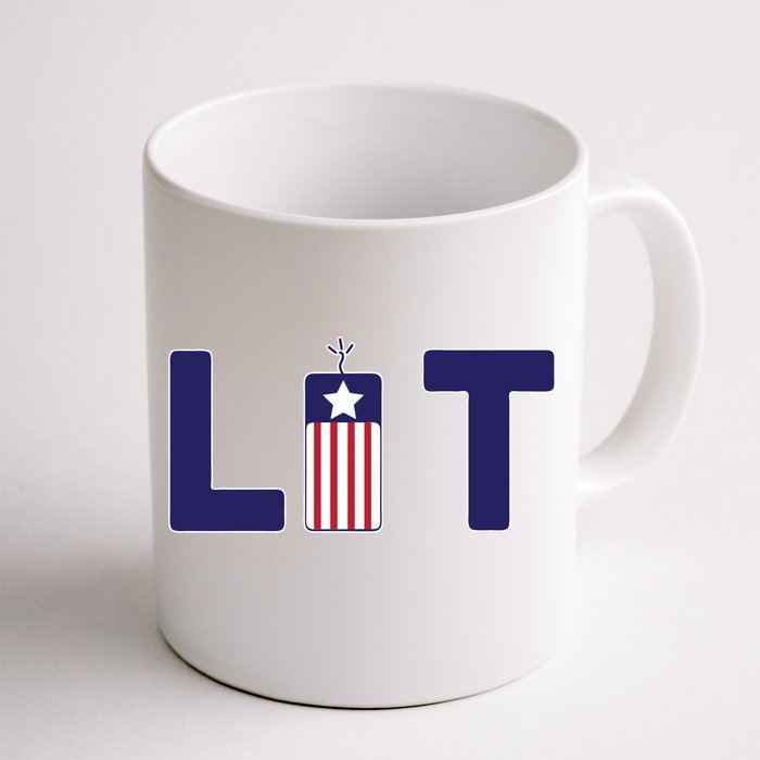 It's Lit USA 4th of July Front & Back Coffee Mug