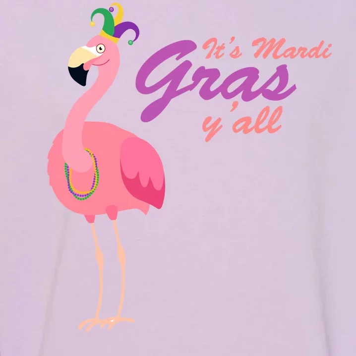 IT's Mardi Gras Flamingo Garment-Dyed Sweatshirt