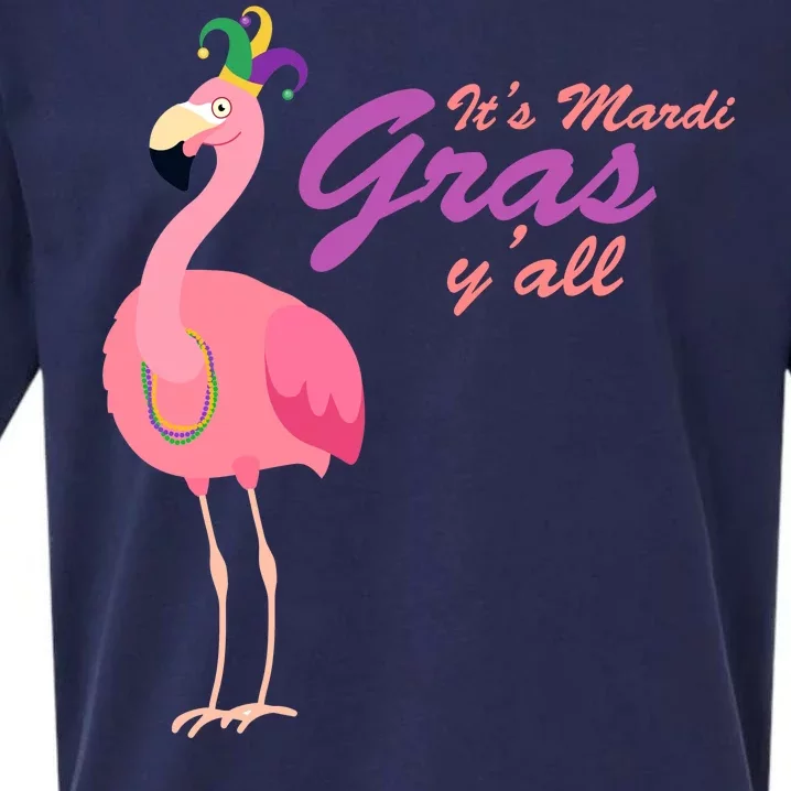 IT's Mardi Gras Flamingo Sueded Cloud Jersey T-Shirt