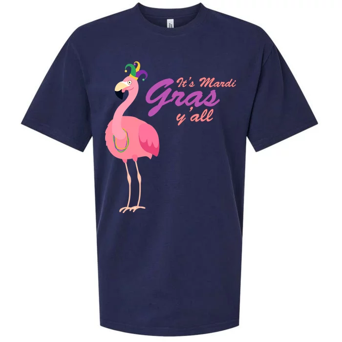 IT's Mardi Gras Flamingo Sueded Cloud Jersey T-Shirt