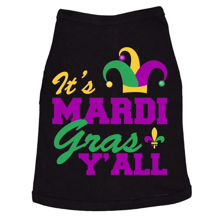 It's Mardi Gras Y'all New Orleans Celebration Doggie Tank