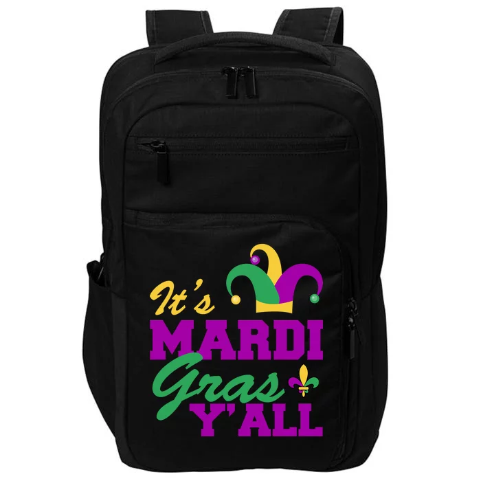 It's Mardi Gras Y'all New Orleans Celebration Impact Tech Backpack