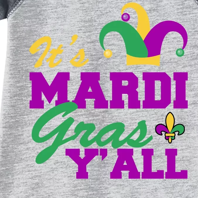 It's Mardi Gras Y'all New Orleans Celebration Infant Baby Jersey Bodysuit