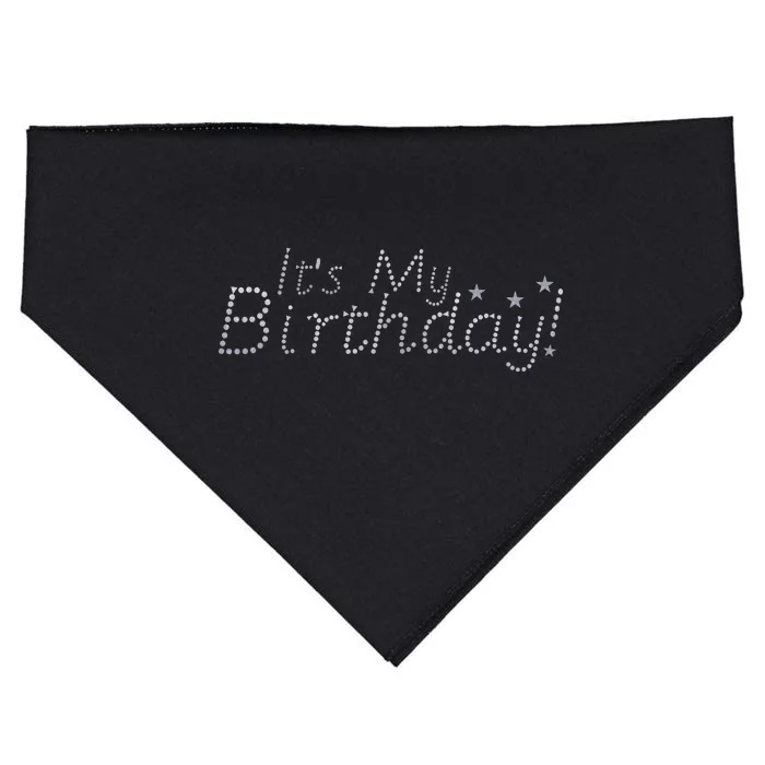 It's My Birthday USA-Made Doggie Bandana