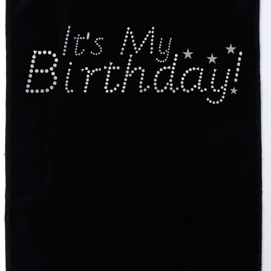 It's My Birthday Platinum Collection Golf Towel