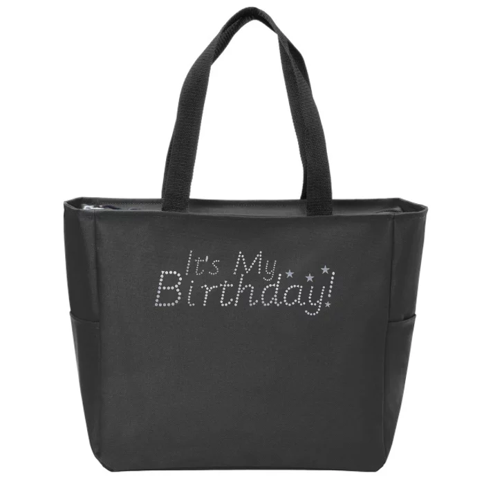 It's My Birthday Zip Tote Bag