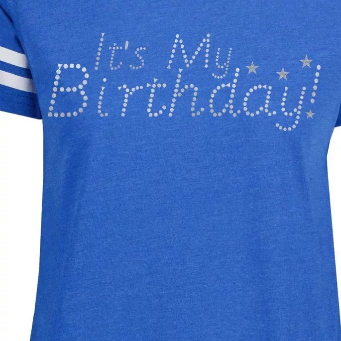 It's My Birthday Enza Ladies Jersey Football T-Shirt