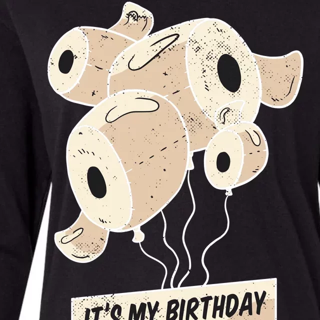 It's My Birthday And I'm On A Roll Womens Cotton Relaxed Long Sleeve T-Shirt