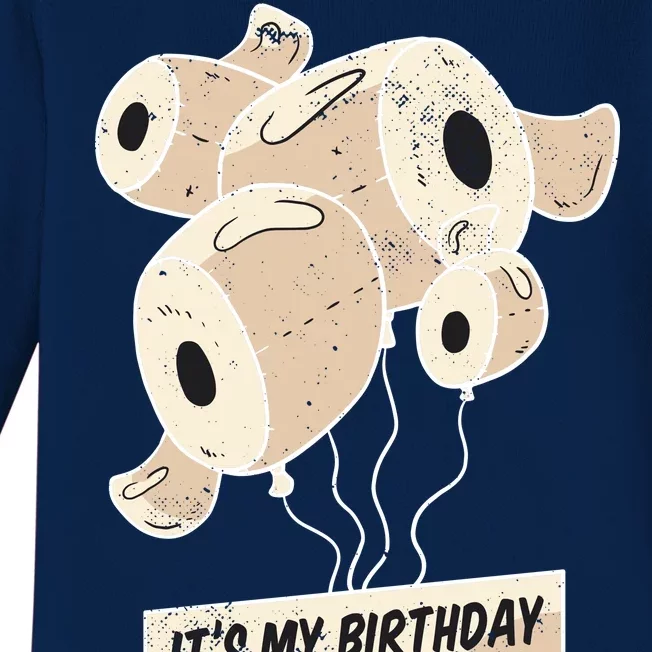 It's My Birthday And I'm On A Roll Baby Long Sleeve Bodysuit