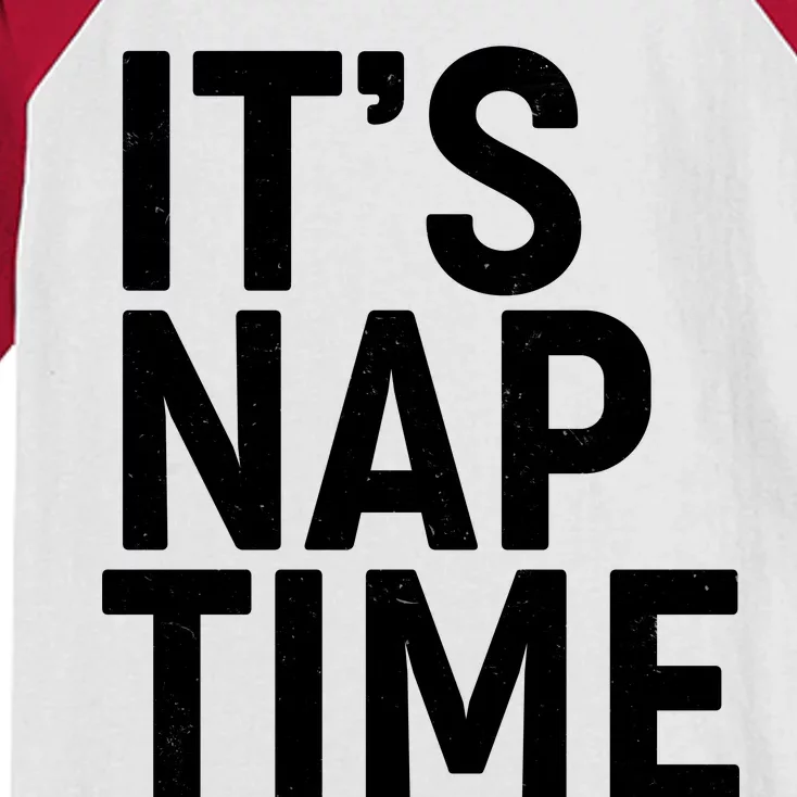 It's Nap Time Kids Colorblock Raglan Jersey