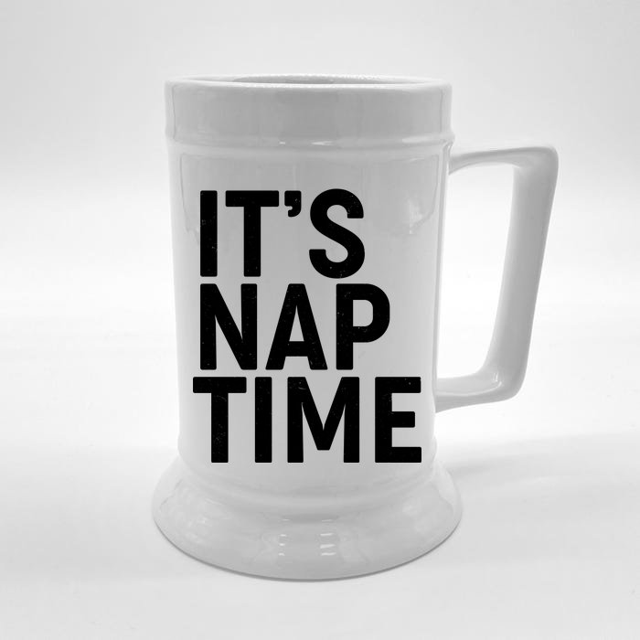 It's Nap Time Front & Back Beer Stein