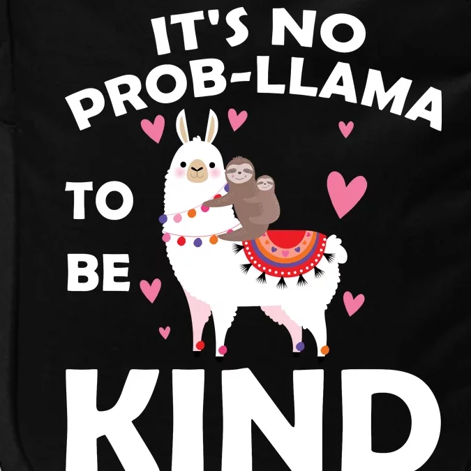 Its No Prob-Lama To Be Kind Impact Tech Backpack