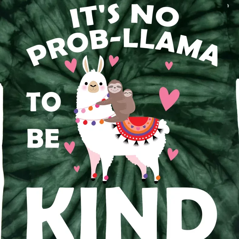 Its No Prob-Lama To Be Kind Tie-Dye T-Shirt