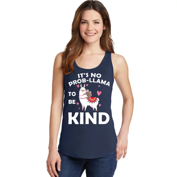 Its No Prob-Lama To Be Kind Ladies Essential Tank