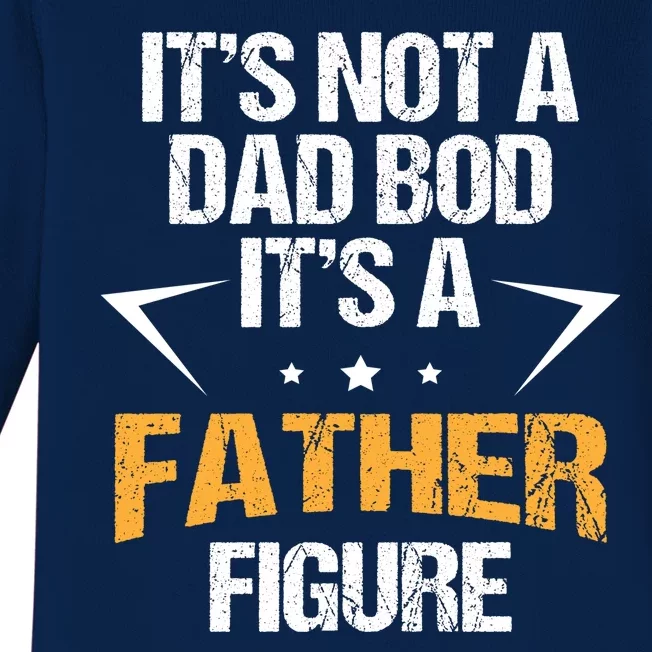 It's Not A Dad Bod Fathers Day Funny Baby Long Sleeve Bodysuit