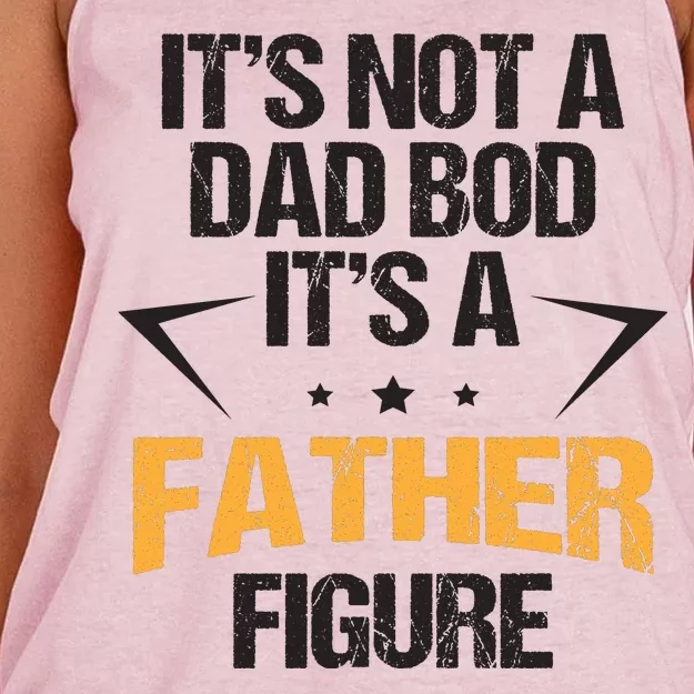 It's Not A Dad Bod Fathers Day Funny Women's Knotted Racerback Tank