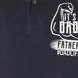 It's Not A Dad Bod Its A Father Figure Softstyle Adult Sport Polo