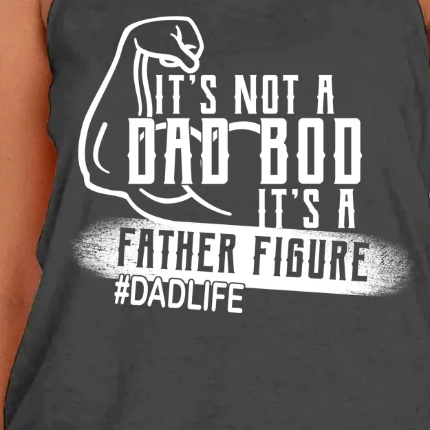 It's Not A Dad Bod Its A Father Figure Women's Knotted Racerback Tank