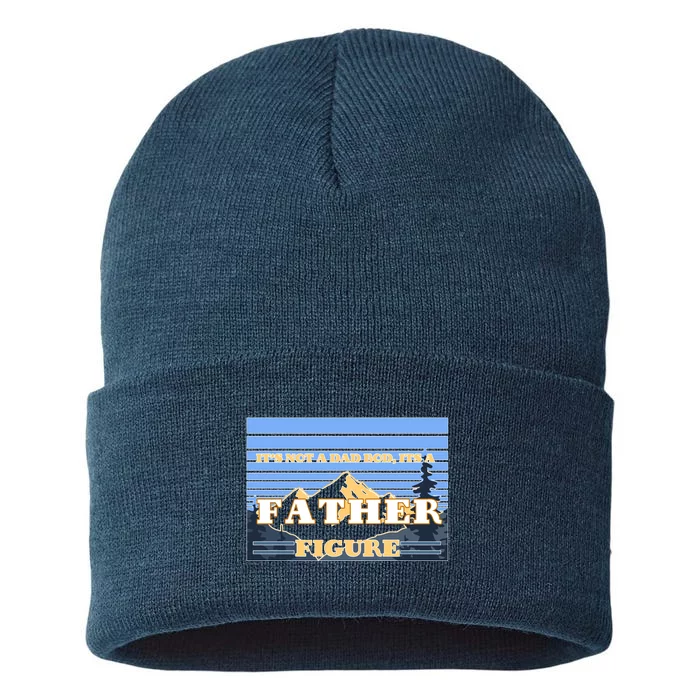 It's Not A Dad Bod Its A Father Figure Mountains Sustainable Knit Beanie