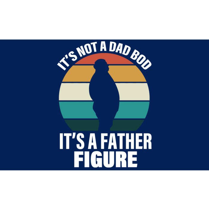 It's Not A Dad Bod It's A Father Figure Retro Bumper Sticker