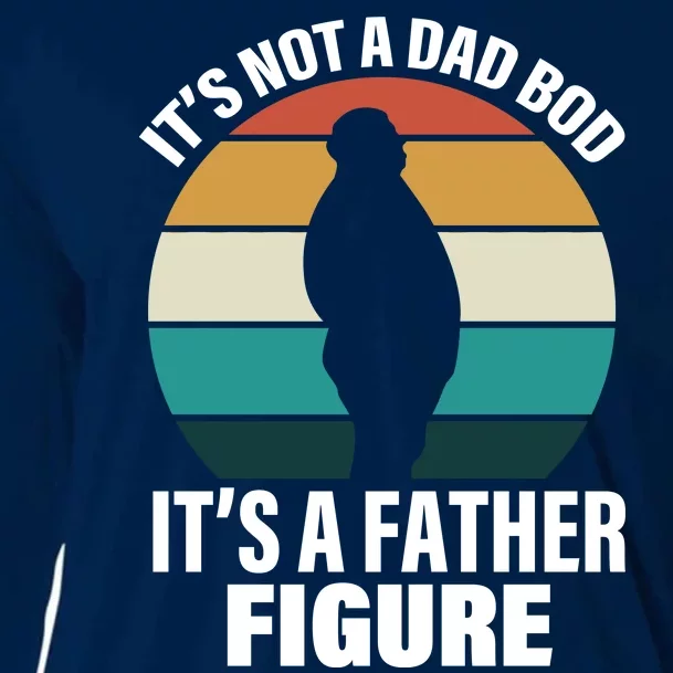 It's Not A Dad Bod It's A Father Figure Retro Cooling Performance Long Sleeve Crew