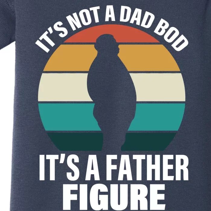 It's Not A Dad Bod It's A Father Figure Retro Baby Bodysuit