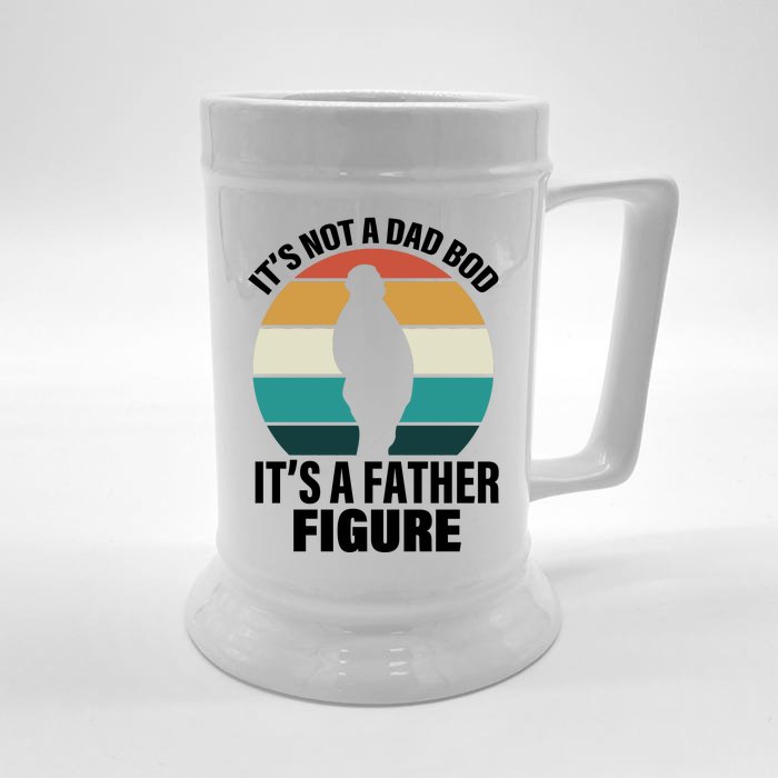 It's Not A Dad Bod It's A Father Figure Retro Front & Back Beer Stein