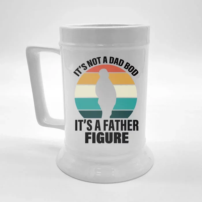 It's Not A Dad Bod It's A Father Figure Retro Front & Back Beer Stein