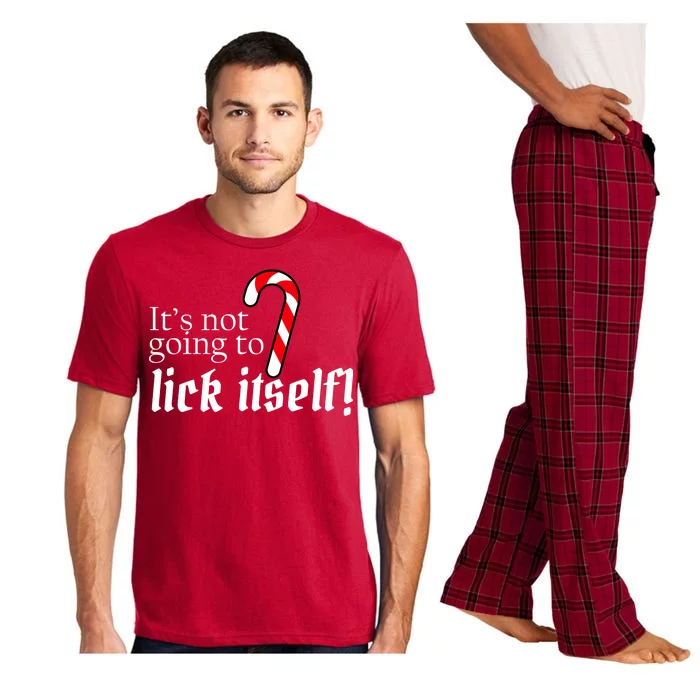 It's Not Going To Lick Itself Candy Cane Pajama Set