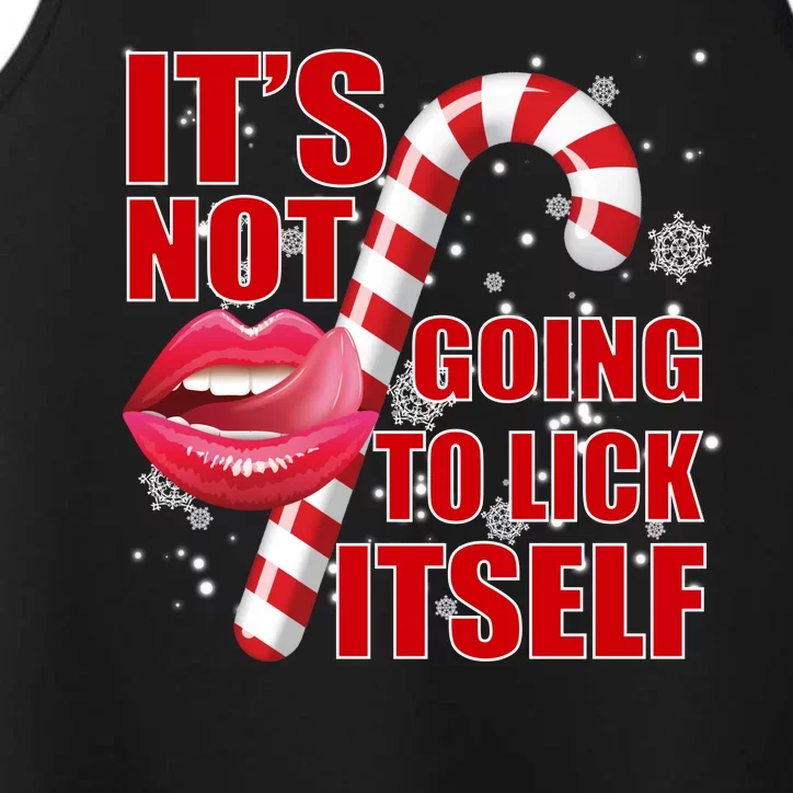 It's Not Going To Lick Itself Funny X-Mas Performance Tank