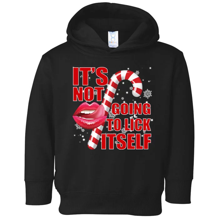 It's Not Going To Lick Itself Funny X-Mas Toddler Hoodie