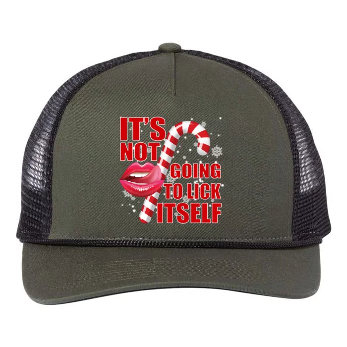 It's Not Going To Lick Itself Funny X-Mas Retro Rope Trucker Hat Cap