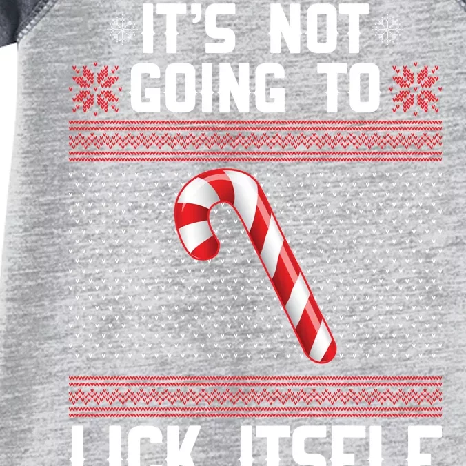 It's Not Going To Lick Itself Ugly Christmas Sweater Infant Baby Jersey Bodysuit