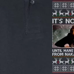 It's Not X-Mas Until Hans Gruber Falls From Nakatomi Plaza Softstyle Adult Sport Polo