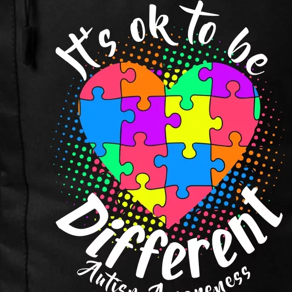 It's Ok To Be Different Autism Awareness Daily Commute Backpack