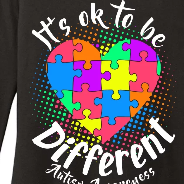 It's Ok To Be Different Autism Awareness Womens CVC Long Sleeve Shirt